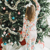Ornaments Ruffle Buttflap Pajamas